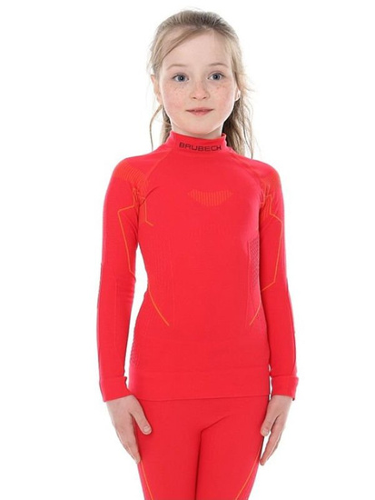 Bluza Dziecięca Brubeck Thermo Junior Malinowa LS13650