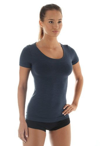 Termoaktywna koszulka damska z krótkim rękawem Brubeck Comfort Wool SS11020